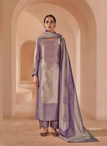 Omtex farnaaz embroidery dress material wholesale